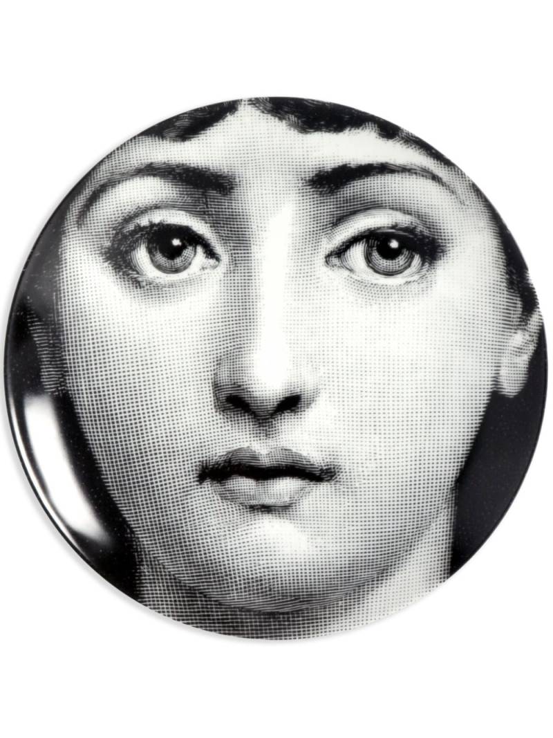 Fornasetti Tema E Variazioni N1 wall plate (26cm) - Black von Fornasetti