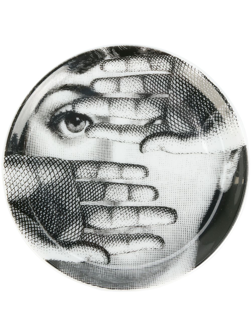 Fornasetti Tema e Variazioni 154 coaster - Black von Fornasetti