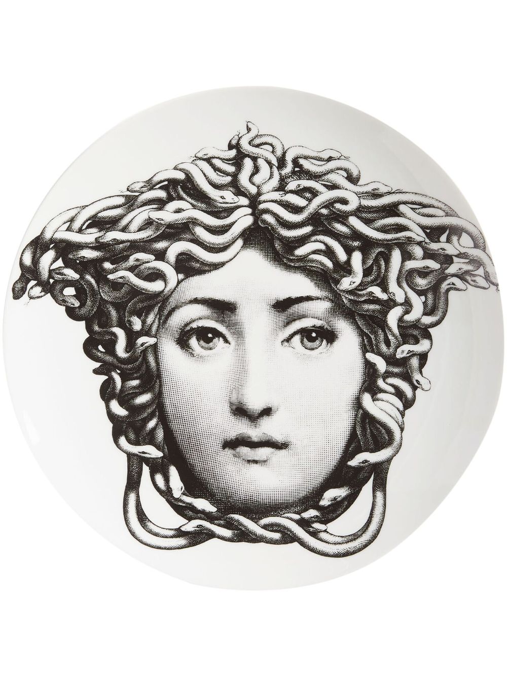 Fornasetti Tema e Variazioni n.217 wall plate (26cm) - White von Fornasetti