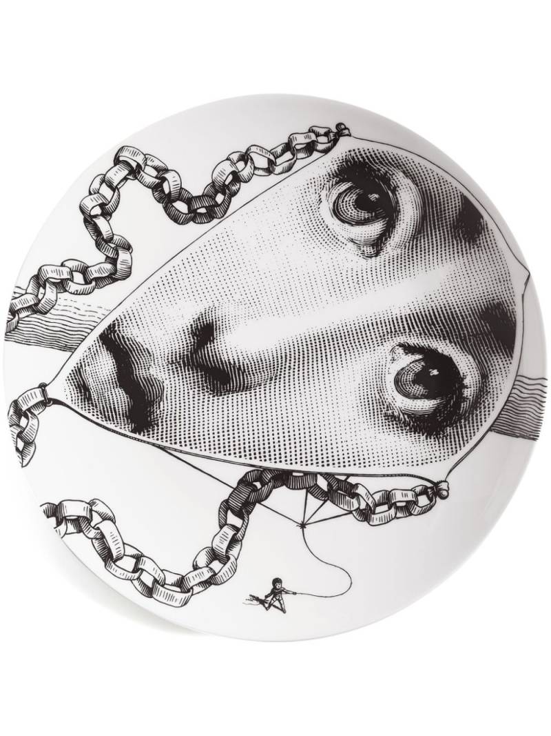 Fornasetti Tema e Variazioni n.289 wall plate - White von Fornasetti