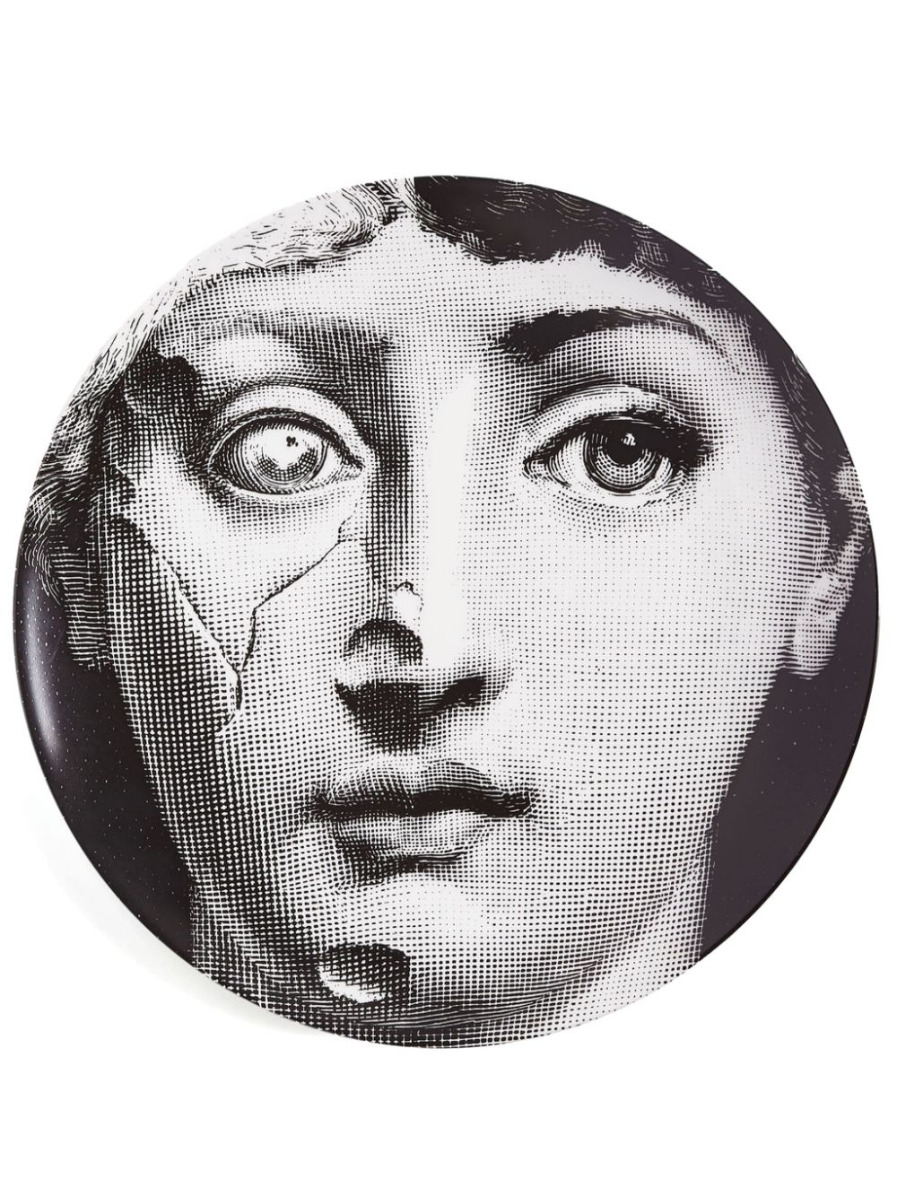 Fornasetti Tema e Variazioni n.378 wall plate - Black von Fornasetti