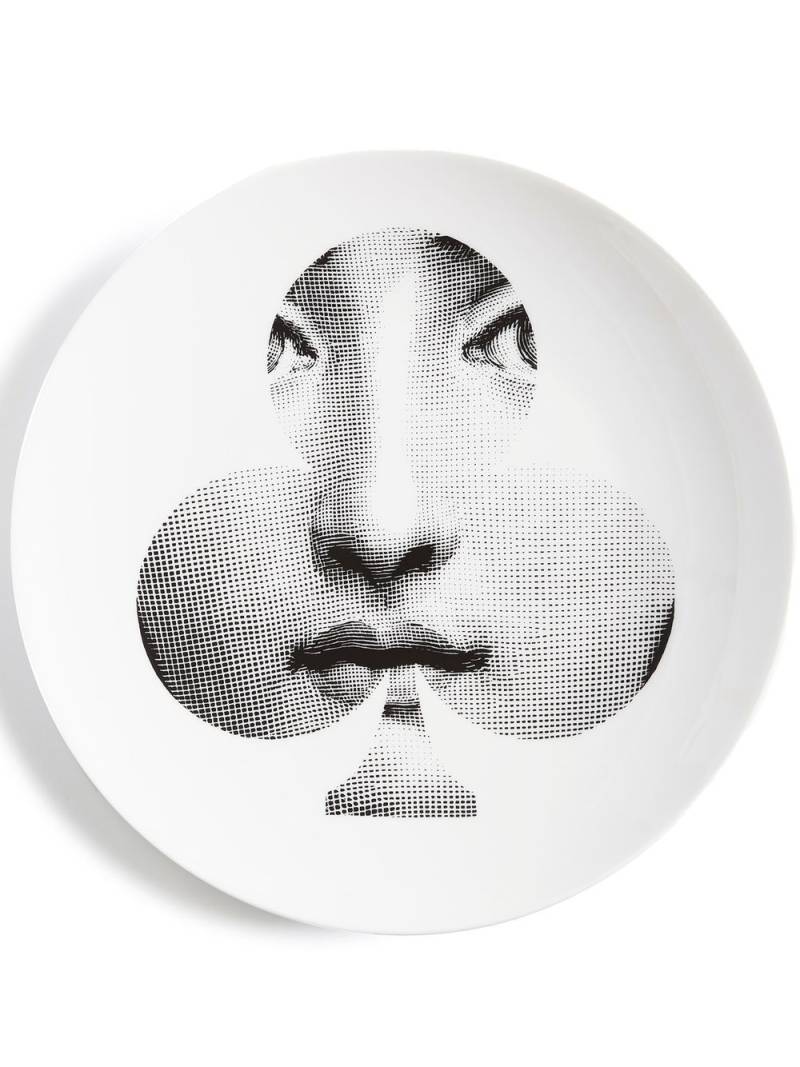 Fornasetti Tema e Variazioni n.69 wall plate - White von Fornasetti