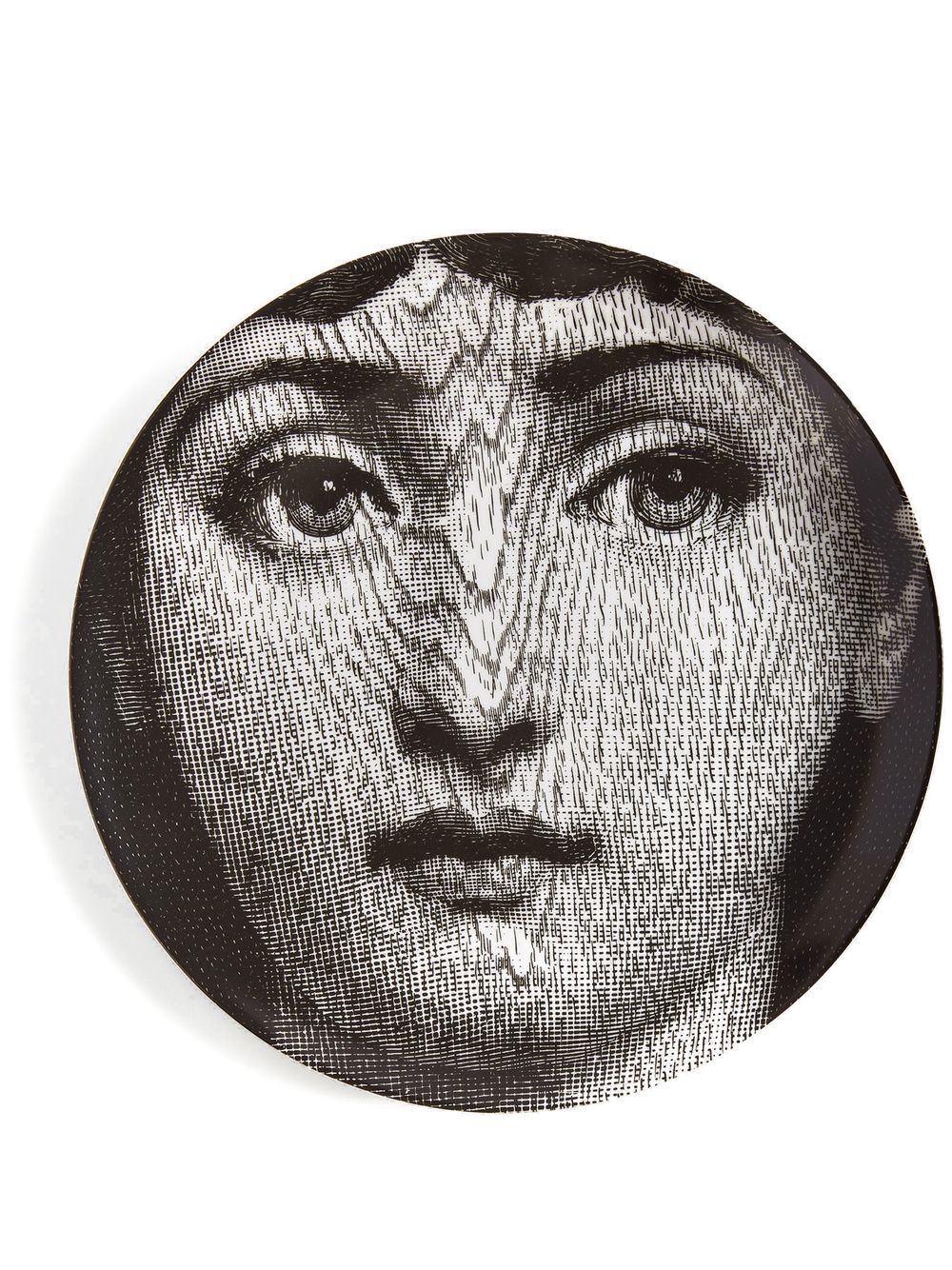 Fornasetti Tema e Variazioni n.90 wall plate - White von Fornasetti