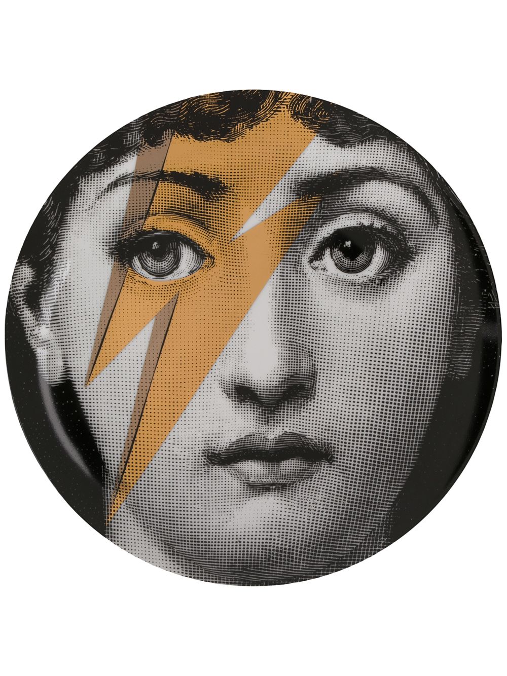 Fornasetti Tema e Variazioni wall plate (No. 375) - Black von Fornasetti