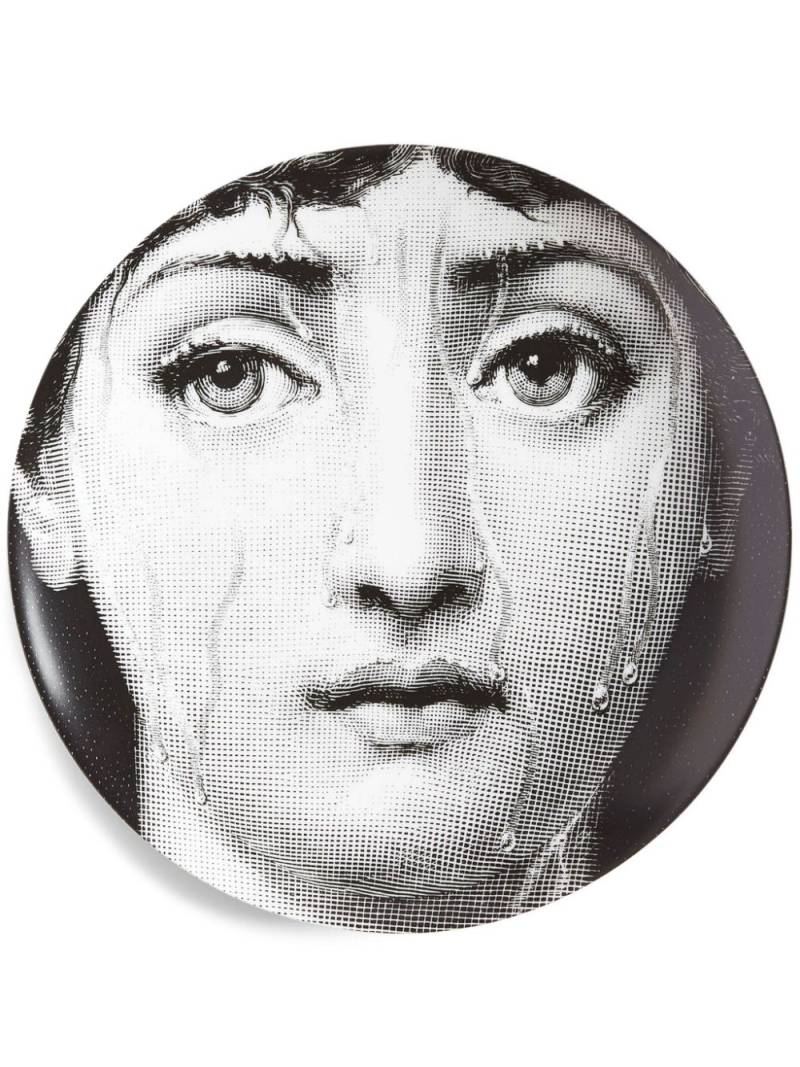 Fornasetti Variazioni n.243 wall plate - Black von Fornasetti