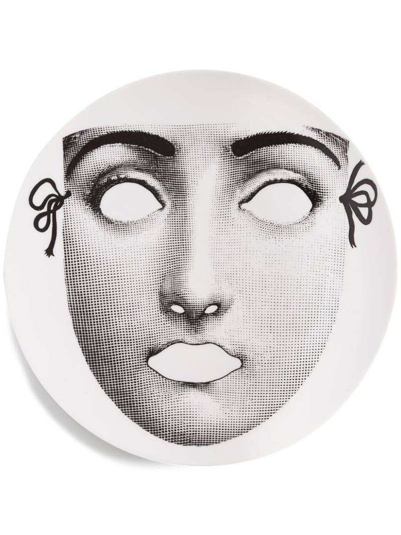 Fornasetti Variazioni n.325 wall plate - White von Fornasetti