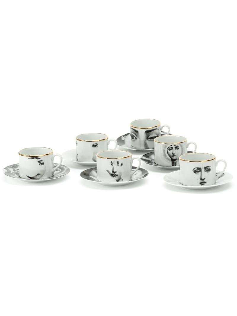 Fornasetti ceramic tea set - Gold von Fornasetti