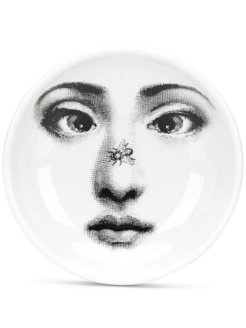 Fornasetti face-print ashtray (12cm) - White von Fornasetti