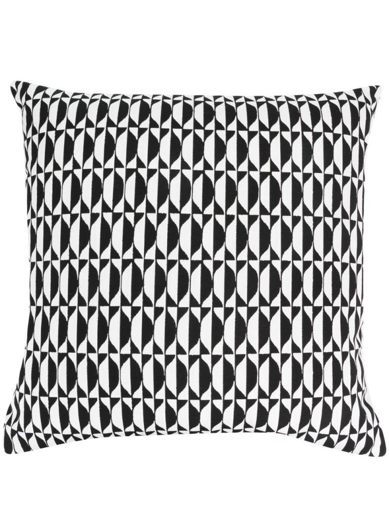 Fornasetti geometric outdoor cushion - Black von Fornasetti