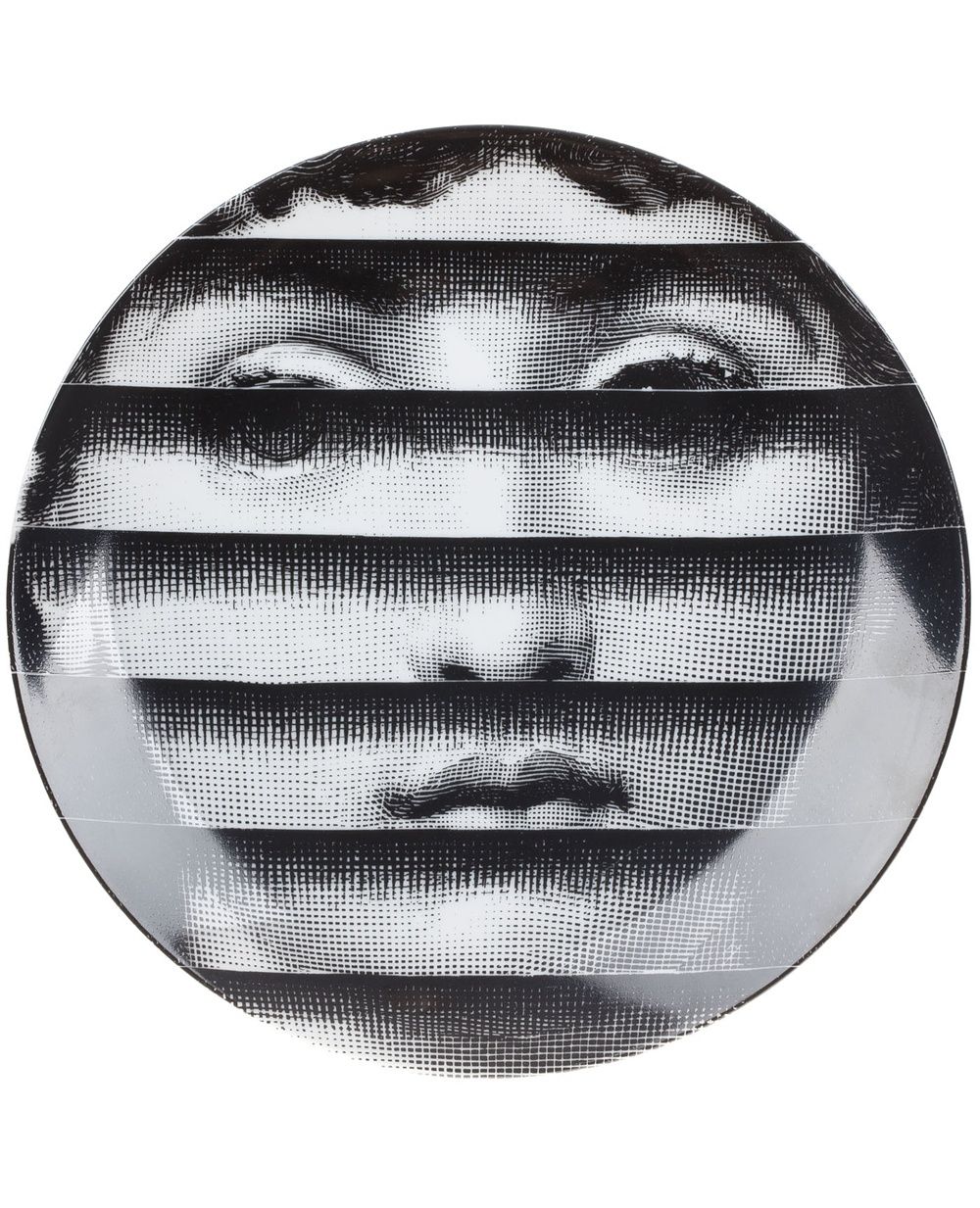 Fornasetti plate - Black von Fornasetti