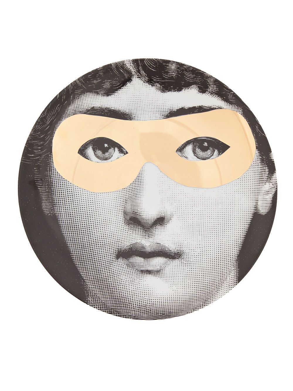 Fornasetti plate - Black von Fornasetti