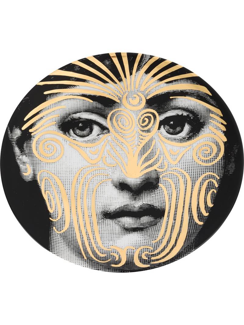 Fornasetti printed face plate - Multicolour von Fornasetti