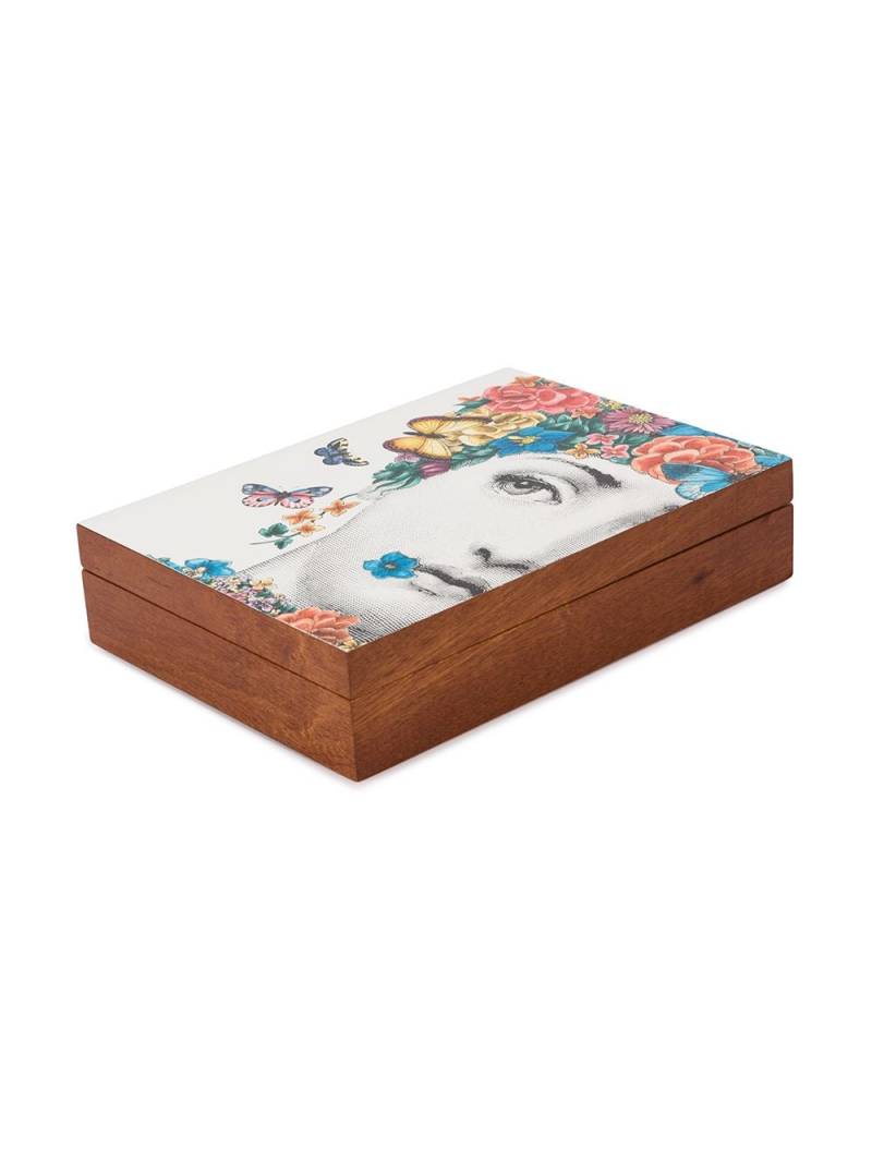 Fornasetti printed storage box - Brown von Fornasetti