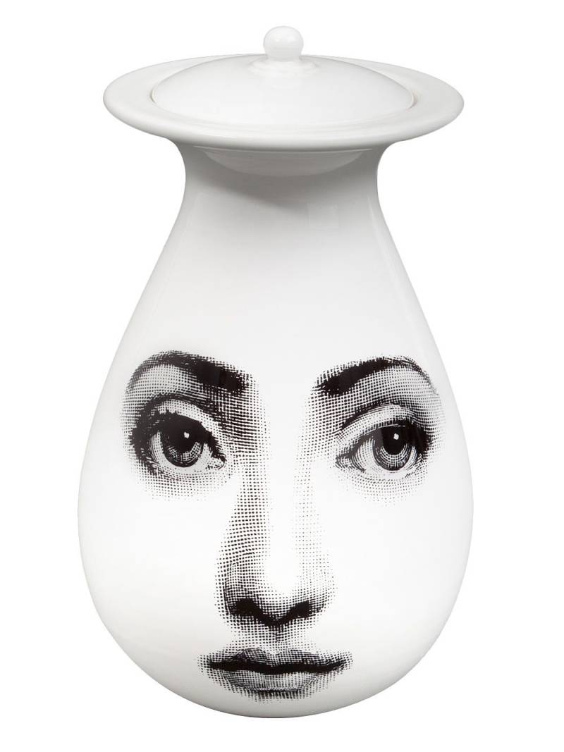 Fornasetti printed vase - White von Fornasetti