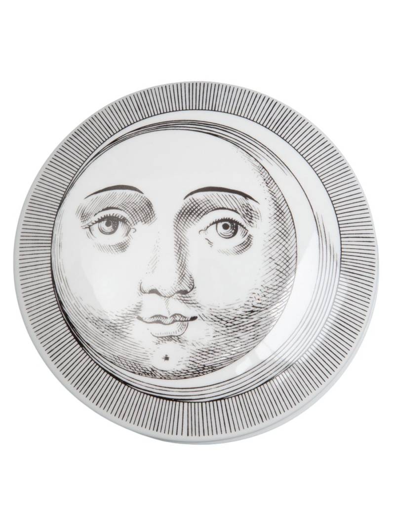 Fornasetti round china box - Grey von Fornasetti