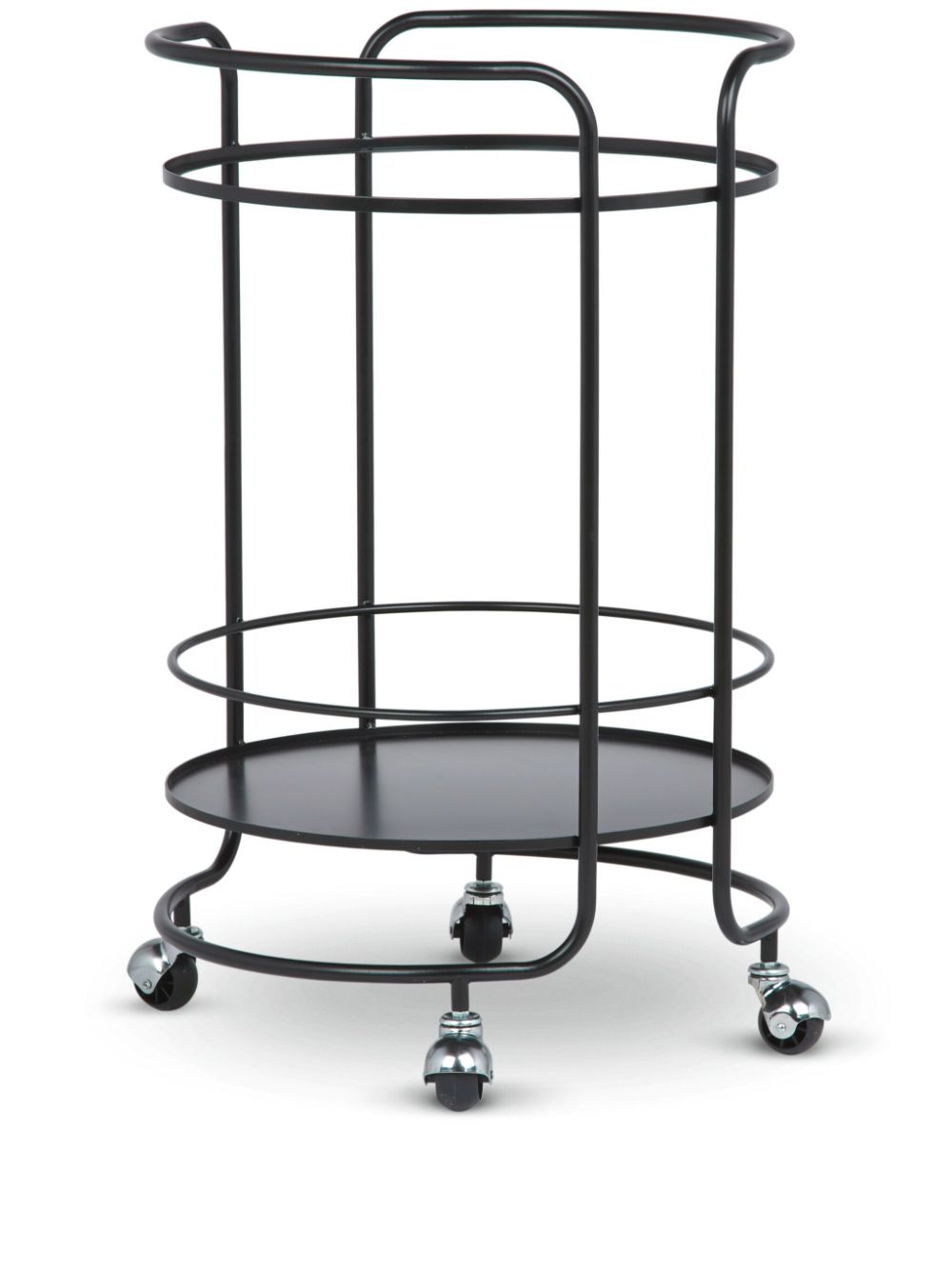 Fornasetti round food trolley - Black von Fornasetti