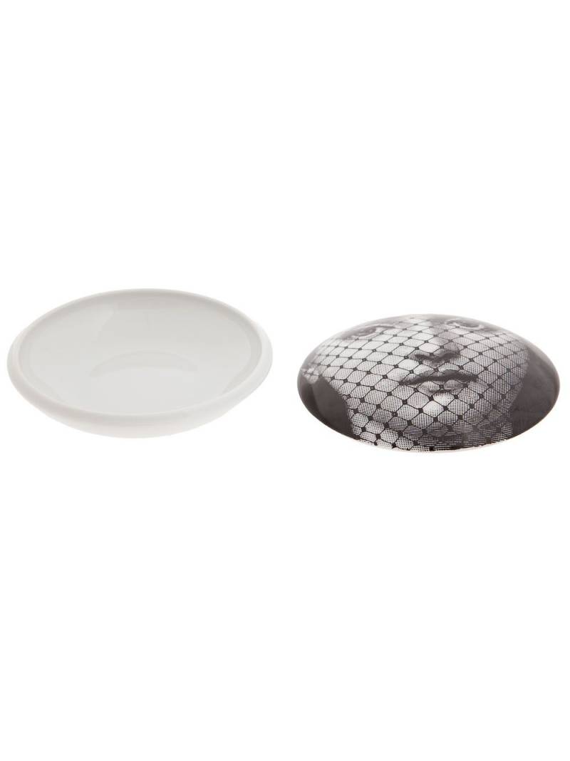 Fornasetti small ceramic box - Grey von Fornasetti