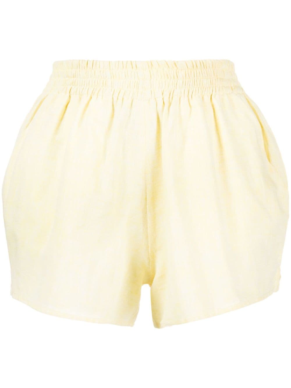 Forte Dei Marmi Couture elasticated-waistband cotton-linen blend shorts - Yellow von Forte Dei Marmi Couture