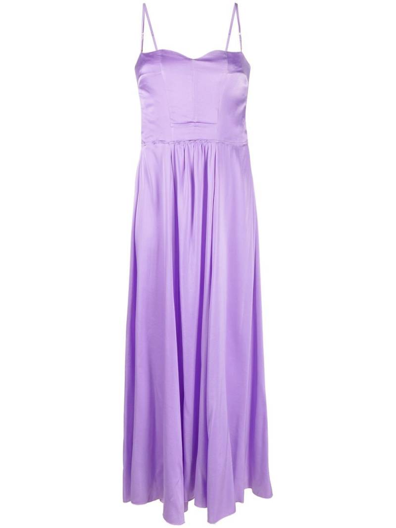 Forte Forte A-line silk-blend dress - Purple von Forte Forte