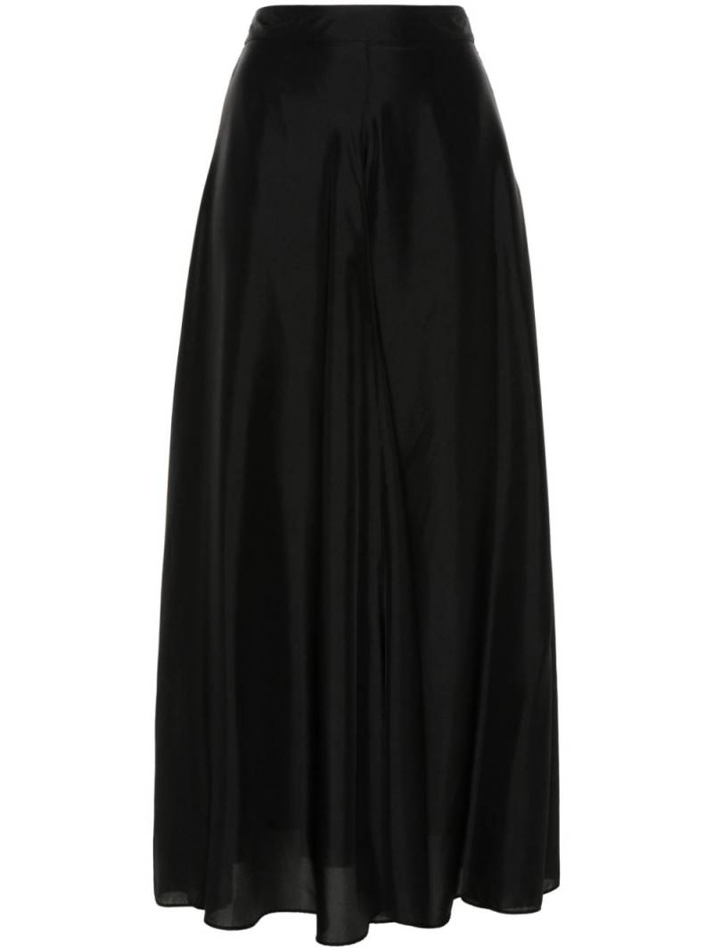 Forte Forte A-line silk maxi dress - Black von Forte Forte