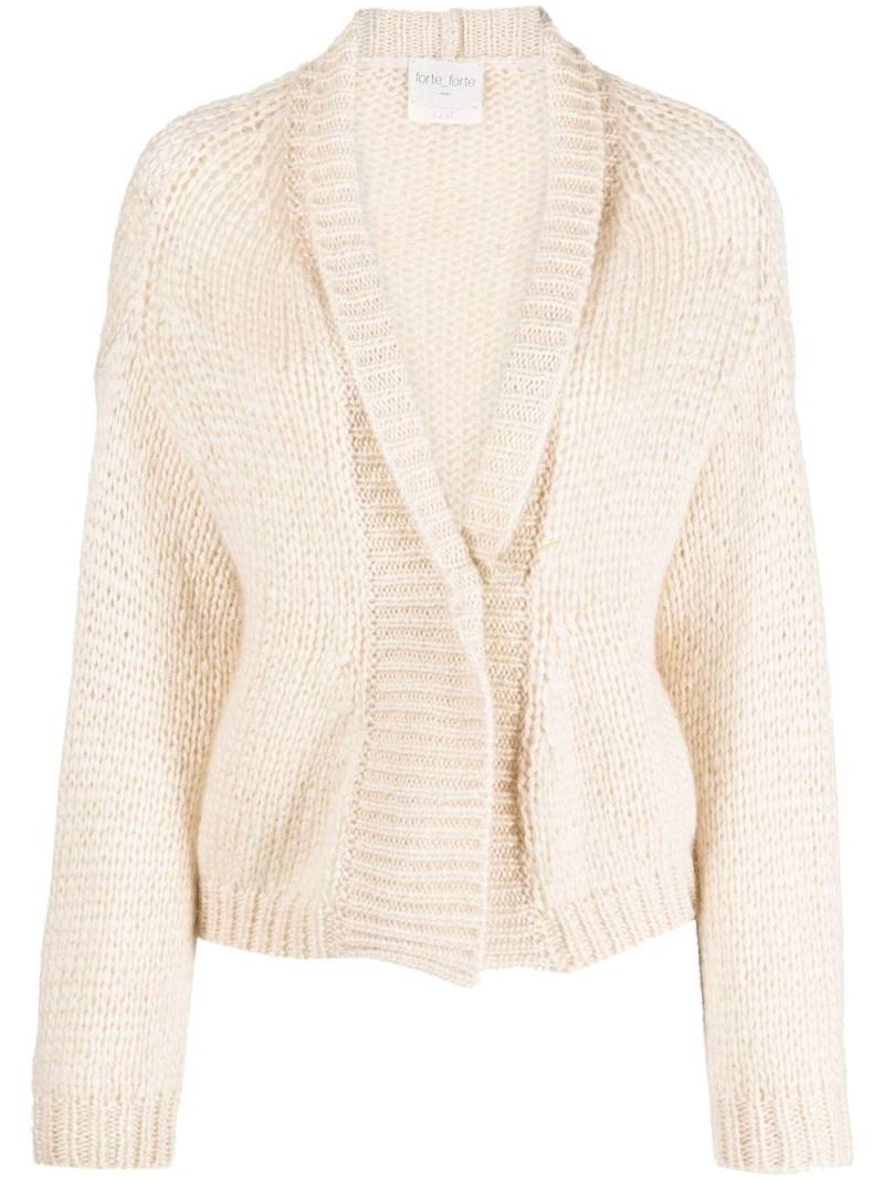 Forte Forte V-neck chunky-knit cardigan - Neutrals von Forte Forte