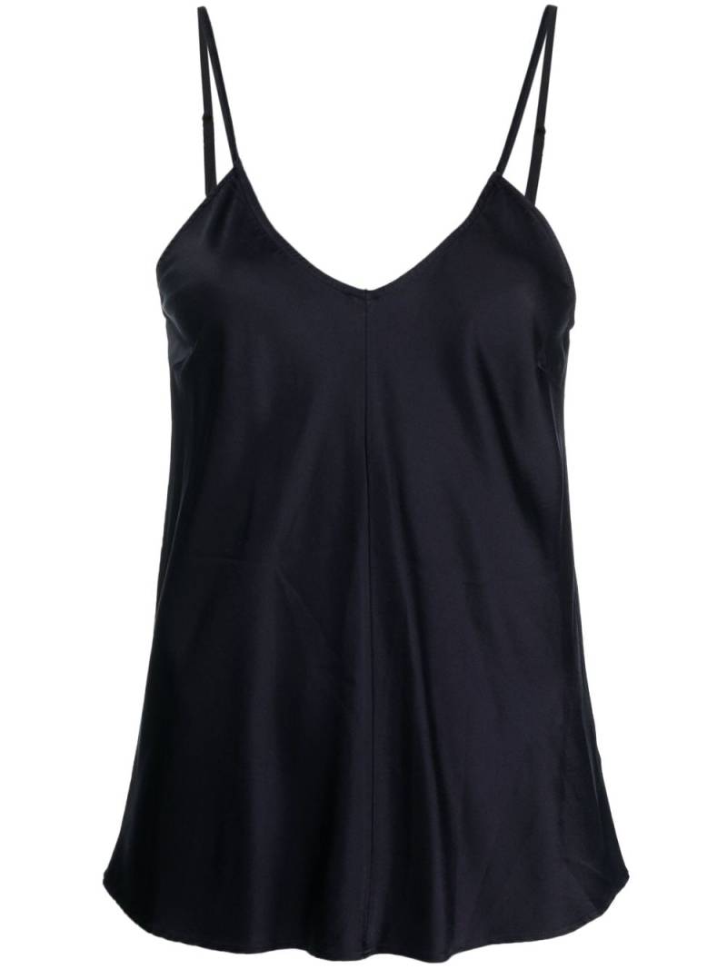 Forte Forte V-neck silk cami top - Blue von Forte Forte