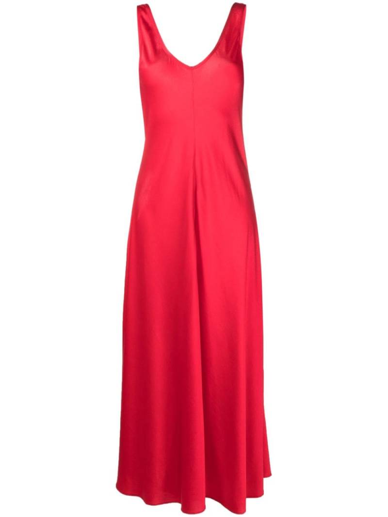 Forte Forte V-neck sleeveless midi dress - Red von Forte Forte