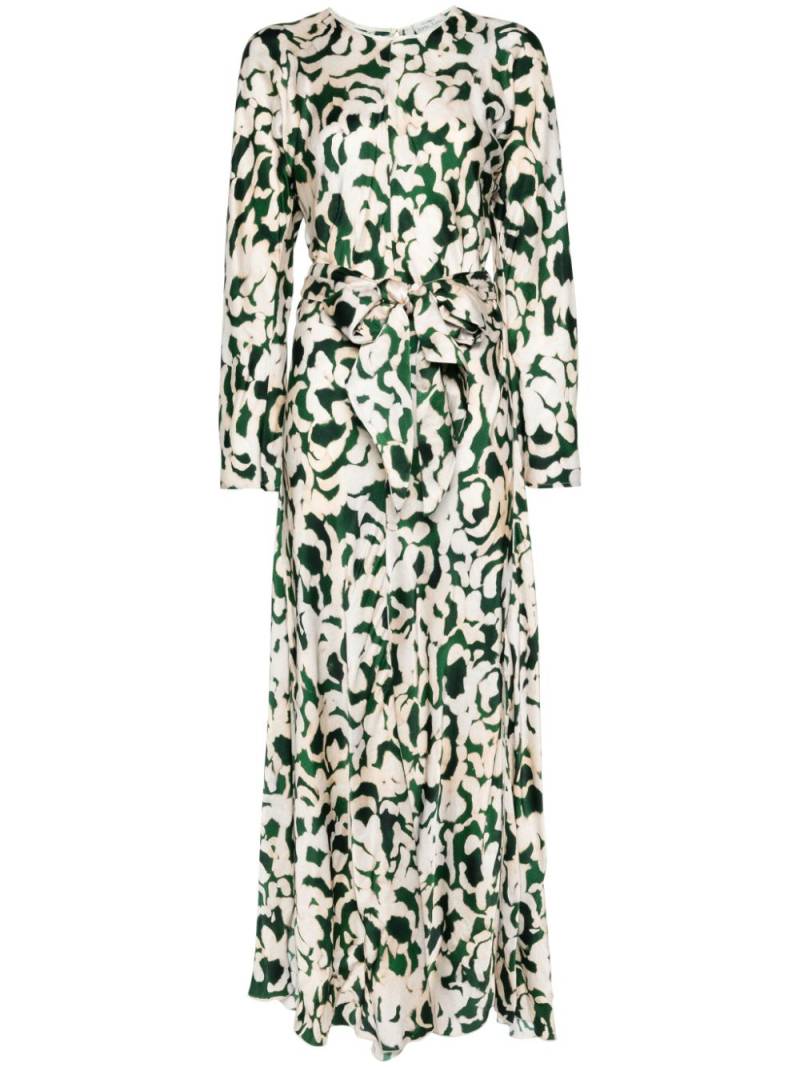 Forte Forte abstract-print maxi dress - Green von Forte Forte