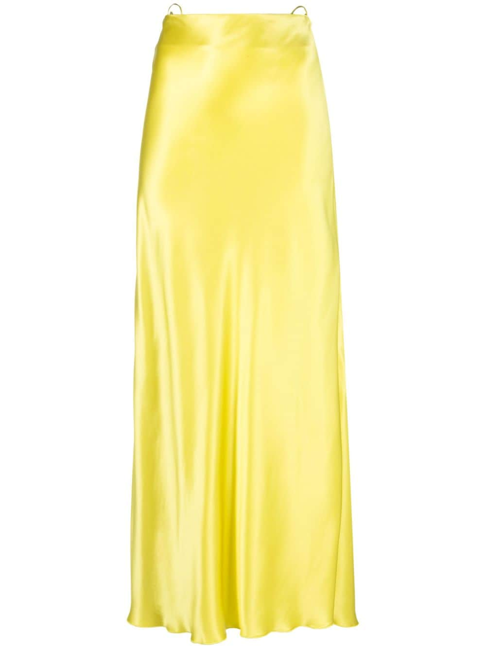 Forte Forte bias-cut satin-finish skirt - Yellow von Forte Forte