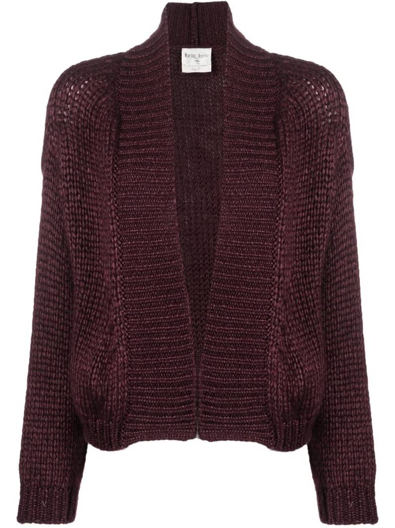 Forte Forte chunky-knit open cardigan - Red von Forte Forte