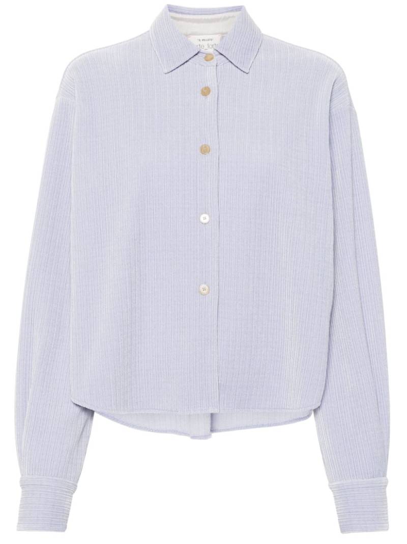 Forte Forte classic-collar corduroy shirt - Purple von Forte Forte