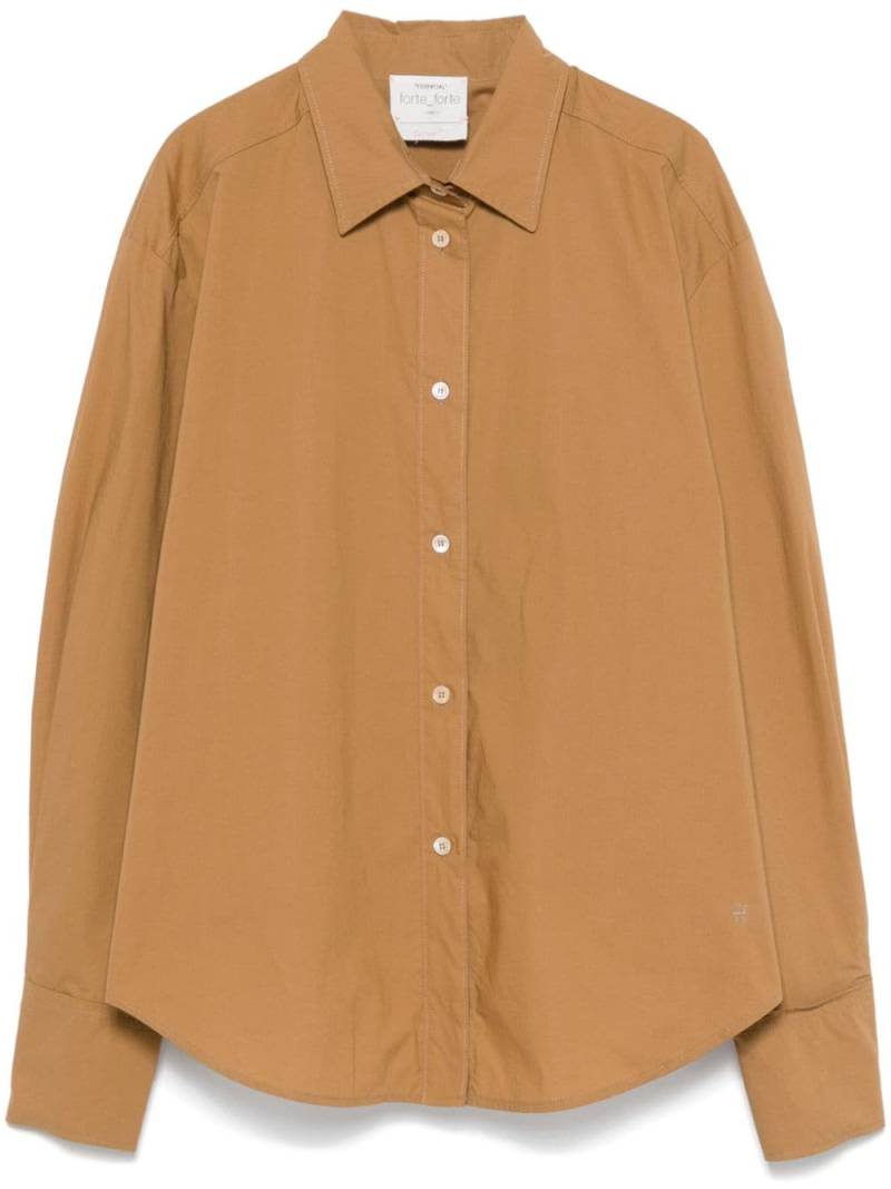 Forte Forte cotton shirt - Brown von Forte Forte