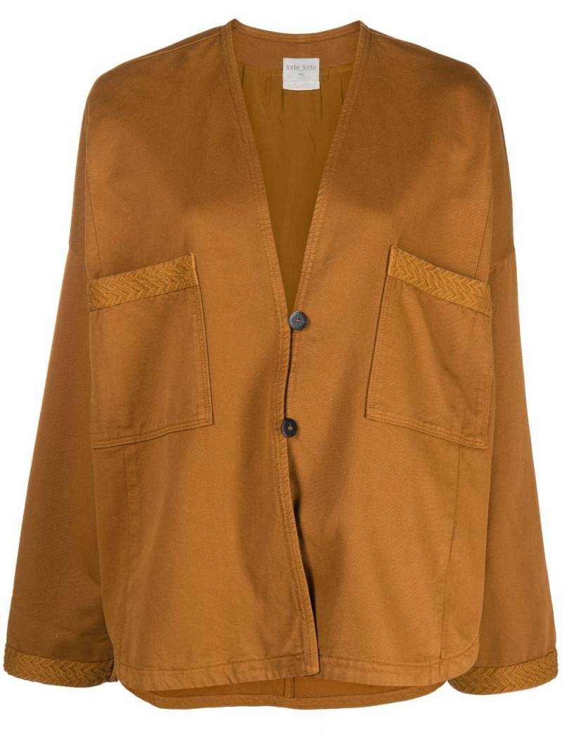 Forte Forte cotton shirt jacket - Brown von Forte Forte