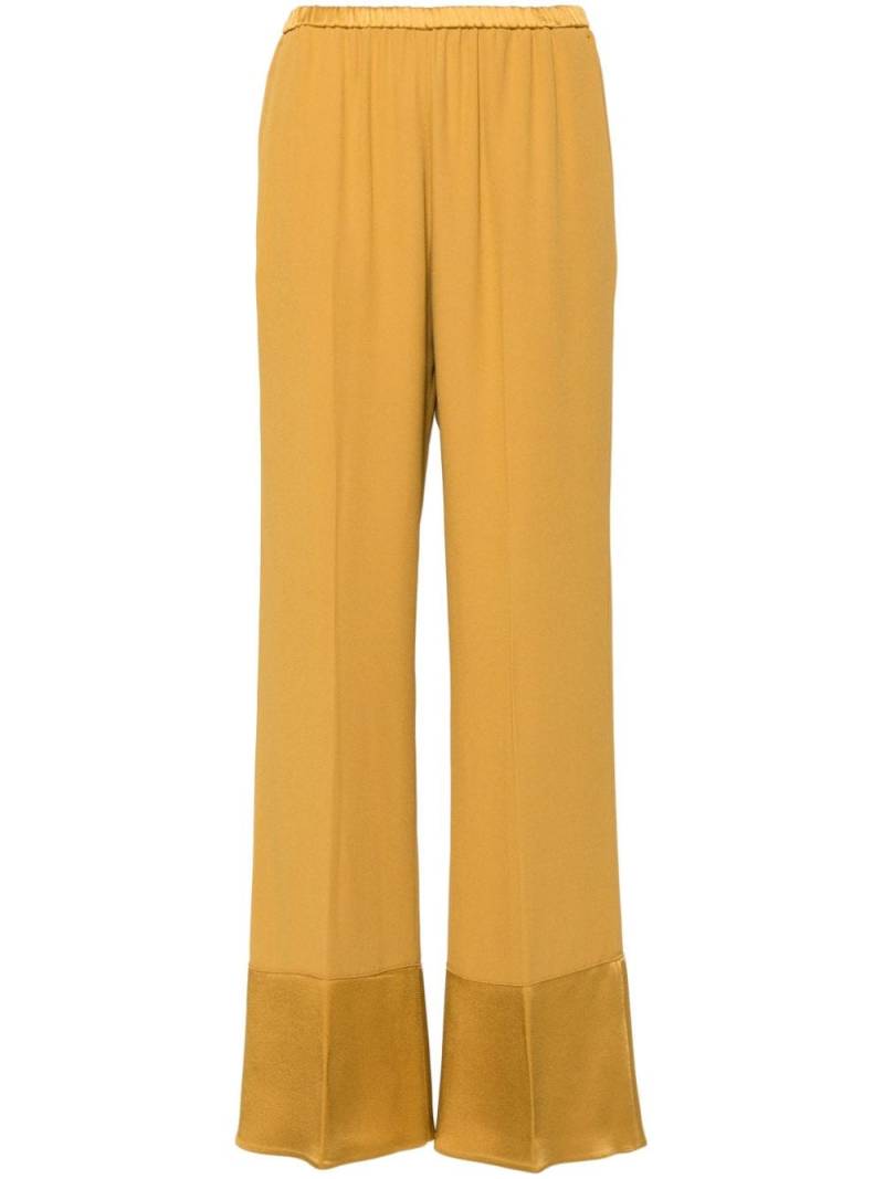 Forte Forte crepe palazzo trousers - Yellow von Forte Forte