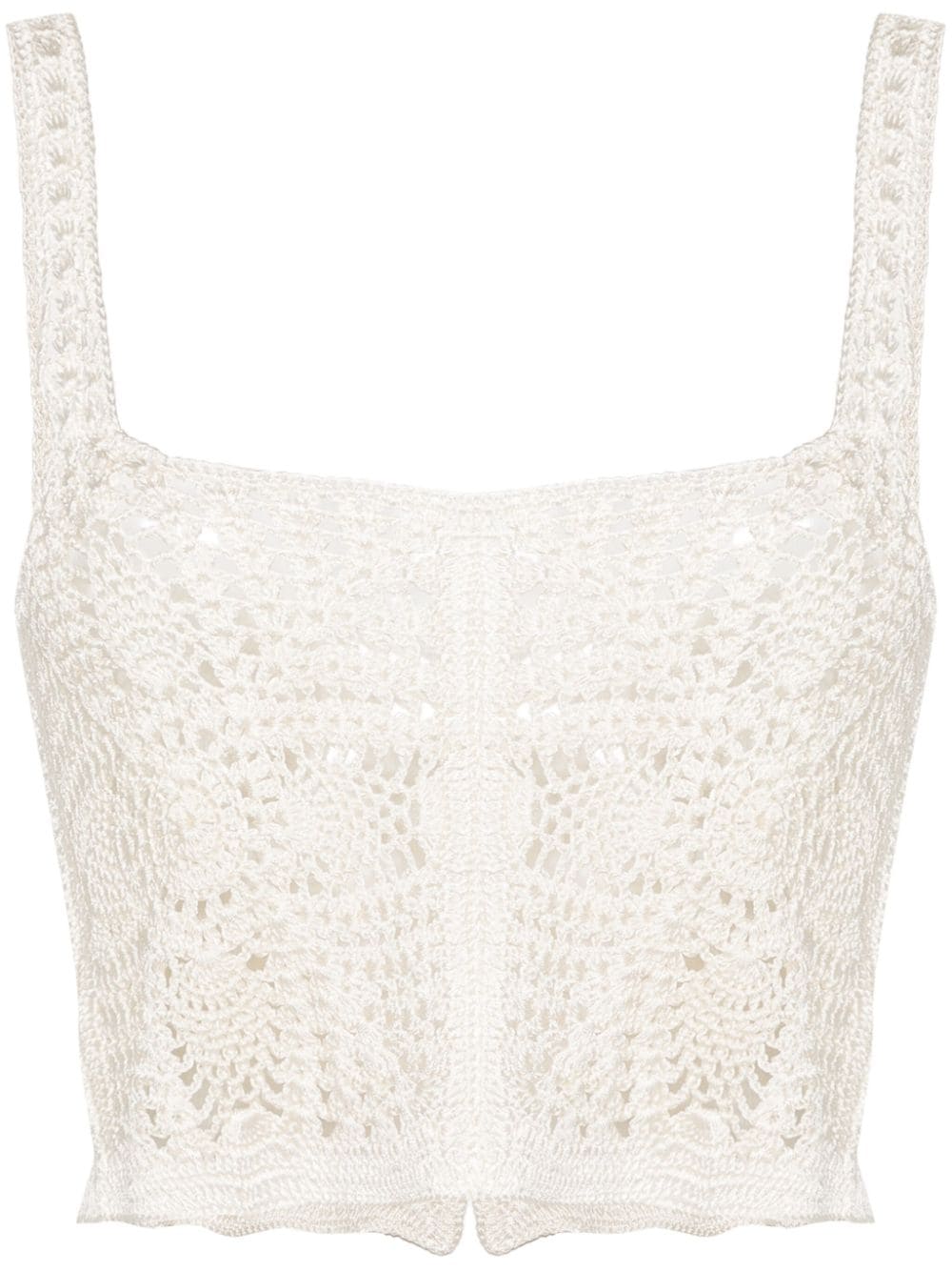 Forte Forte cropped crochet top - Neutrals von Forte Forte