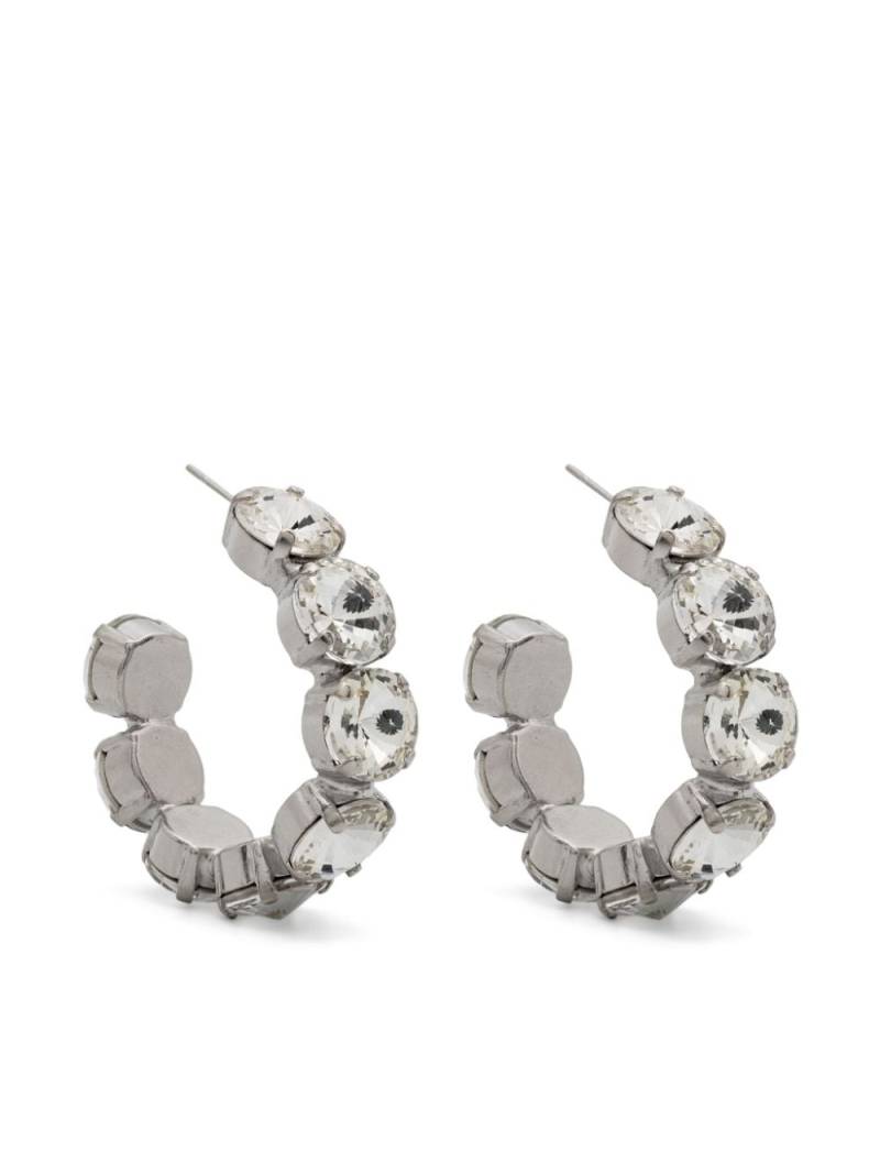 Forte Forte crystal-embellished hoop earrings - Silver von Forte Forte