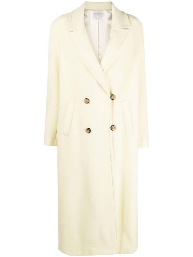 Forte Forte double-breasted wool maxi coat - Neutrals von Forte Forte