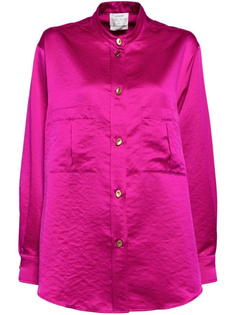 Forte Forte duchess shirt - Pink von Forte Forte