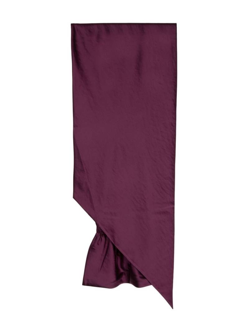 Forte Forte Contemporary duchesse scarf - Purple von Forte Forte