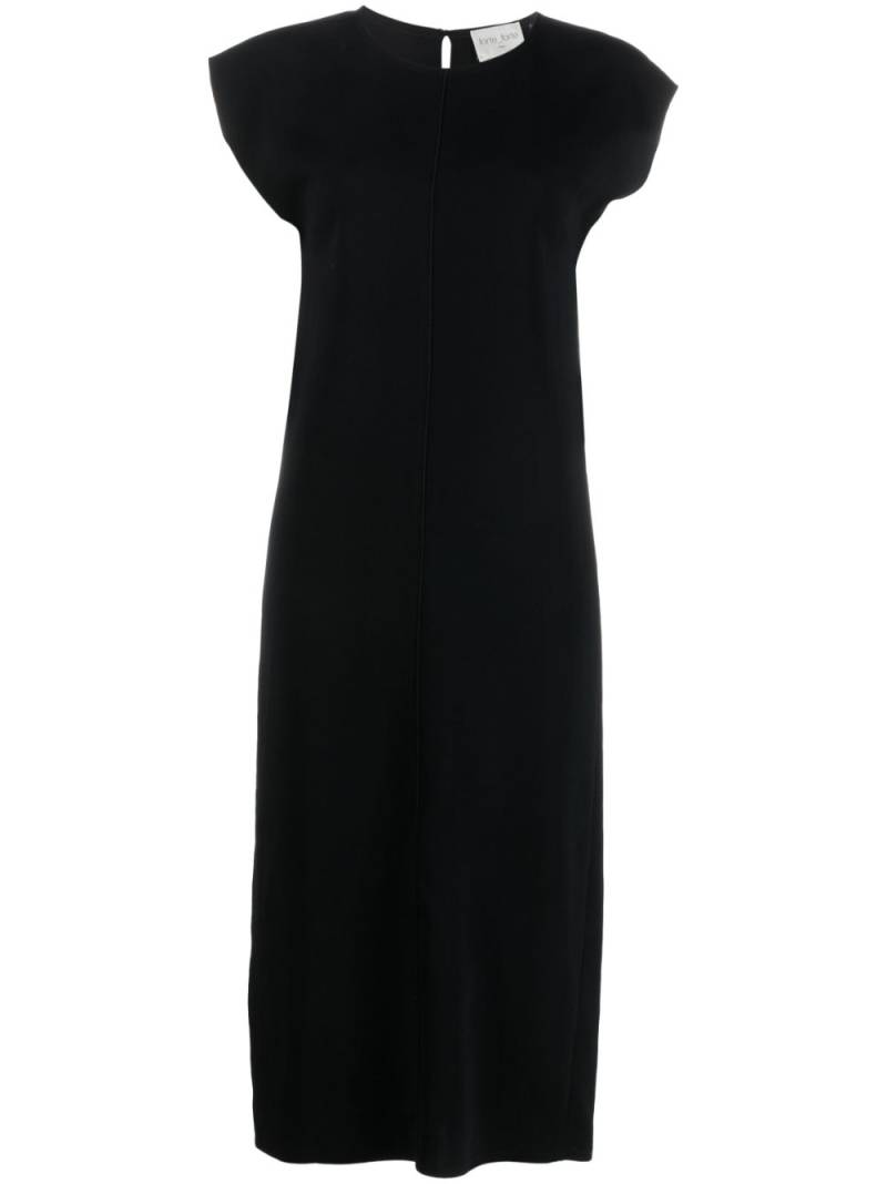 Forte Forte exposed-seam midi dress - Black von Forte Forte