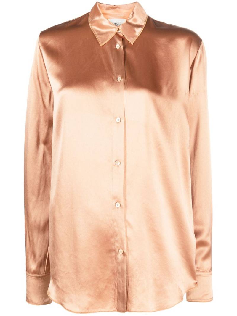 Forte Forte fluid long-sleeve shirt - Neutrals von Forte Forte