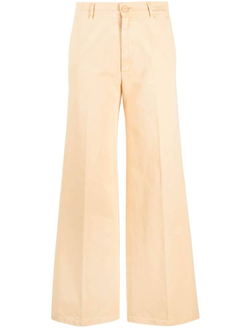 Forte Forte high-waist wide-leg trousers - Yellow von Forte Forte