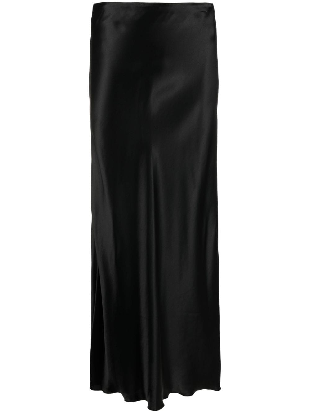 Forte Forte high-waisted satin midi skirt - Black von Forte Forte