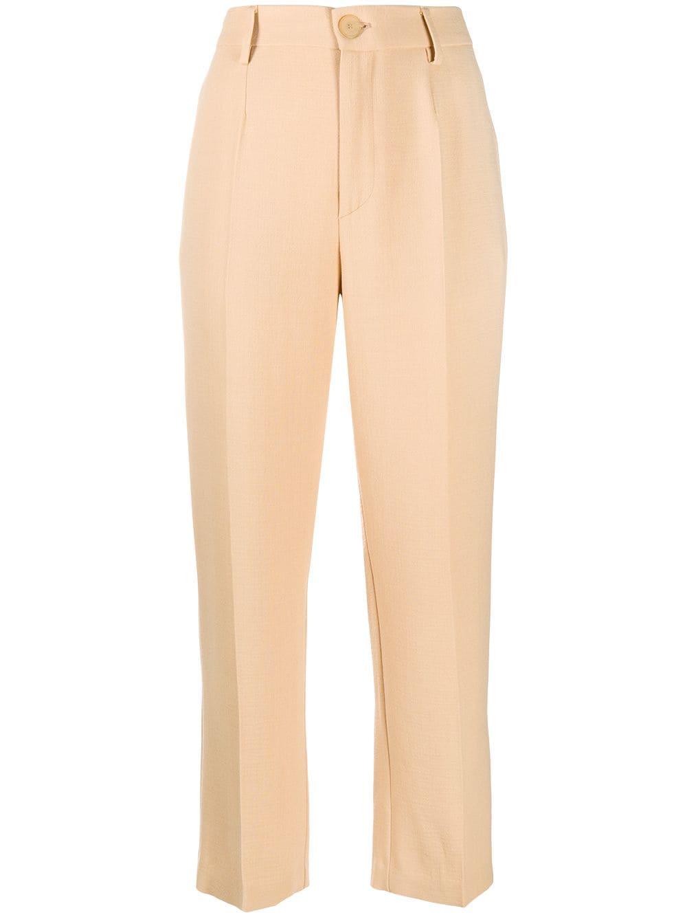 Forte Forte high waisted straight leg trousers - Neutrals von Forte Forte