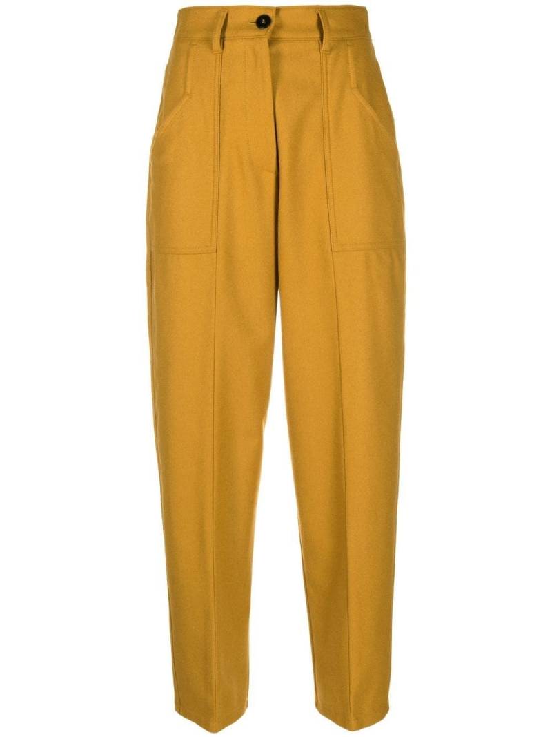 Forte Forte high-waisted tapered trousers - Yellow von Forte Forte