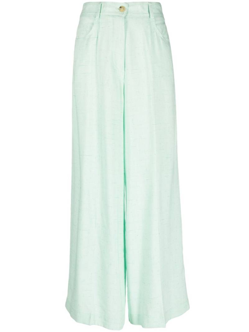 Forte Forte high-waisted wide-leg trousers - Green von Forte Forte