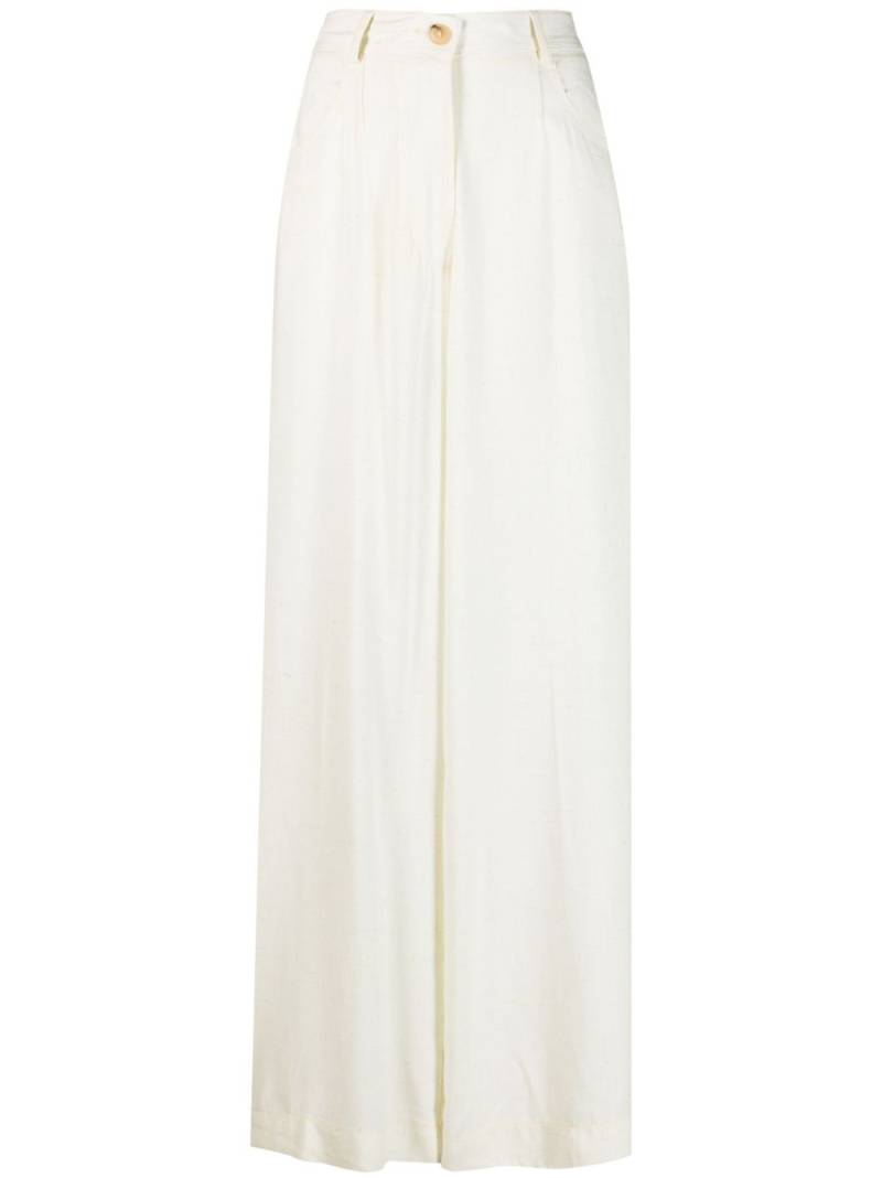 Forte Forte high-waisted wide-leg trousers - Neutrals von Forte Forte