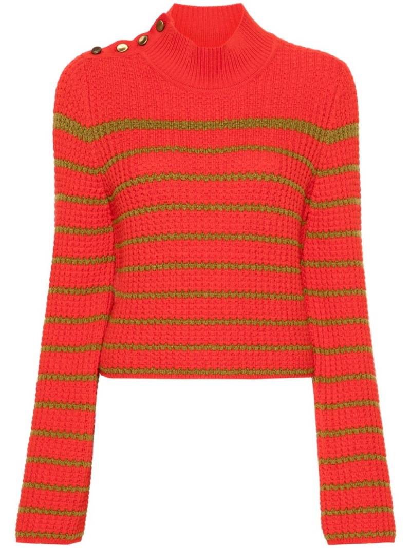 Forte Forte intarsia-knit virgin wool jumper - Red von Forte Forte