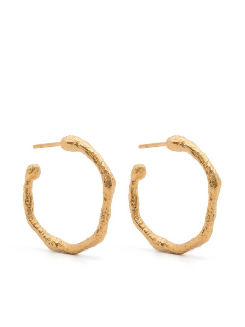 Forte Forte irregular-design hoop earrings - Gold von Forte Forte