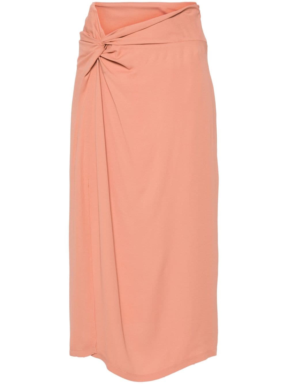 Forte Forte knotted midi skirt - Orange von Forte Forte